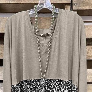Super cute animal print top